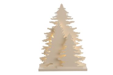 LED Baum Silhouette Holz 25 cm batteriebetrieben indoor 