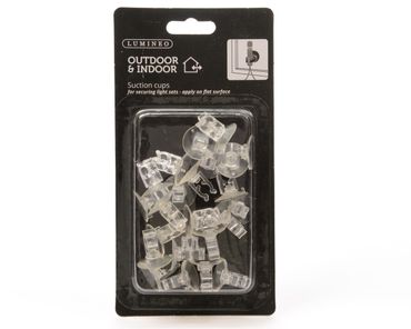 Saugnapf plastik Outdoor L.2cm B.2cm H.2,5cm weiß 24 Set