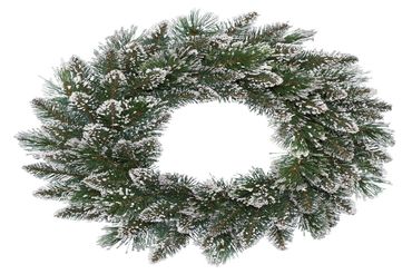 Kranz Adventskranz Dekokranz Kieferkranz PVC Frost Türkranz Ø 50 cm