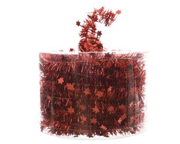 Girlande Sternengirlande Weihnachten Baumschmuck Tischdeko rot 7 m