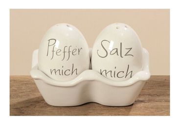 Salz und Pfefferstreuer Porzellan 3tlg Set