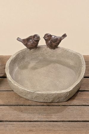 Vogeltränke Vogelbad Futterstelle Kunstharz Vögel Stückpreis