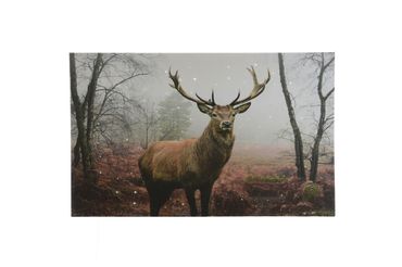 LED Gemaelde Tiere Hirsch 1.8 x 60 x 80 cm Stückpreis