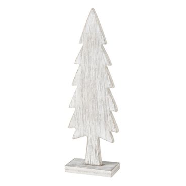 Dekoaufsteller Tiago Tannenbaum Holz grau H 30cm 