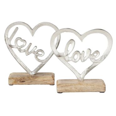 Boltze Love Aufsteller Herz 2 Ausführungen B:16/H:17/T:5cm Stückpreis