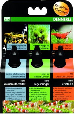 Dennerle Nano Komplett-Pflegeset 3x15ml.