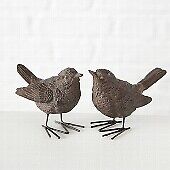 Figur Vogel Spatz Dekoration Kunstharz H 6cm Kunstharz braun Stückpreis