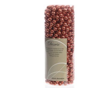Perlenkette Perlenband Perlengirlande Kunststoff Ø0,8 cm L10 m rot