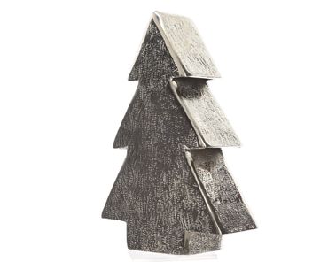 Alu Baum Tannenbaum stehend 17 x 5,5 x 24 cm nickel