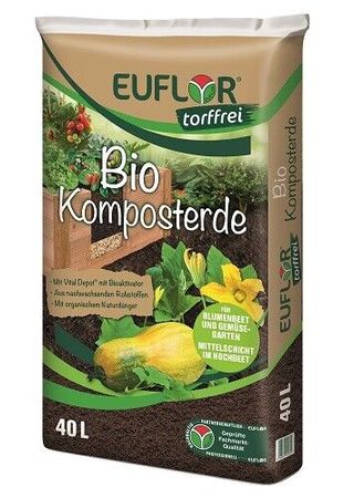 Euflor Bio Komposterde torffrei 40 L Sack