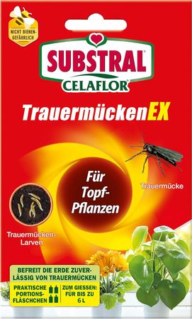 Substral Celaflor Trauermücken EX   4 x 7,5 ml