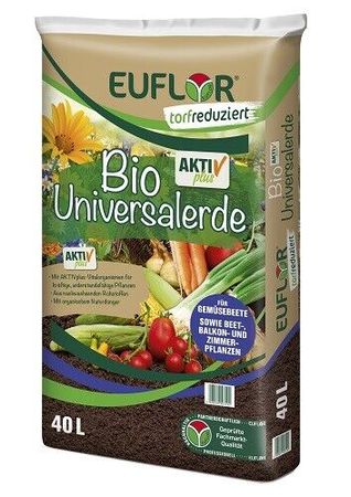 Euflor Bio Universalerde torfreduziert 40l