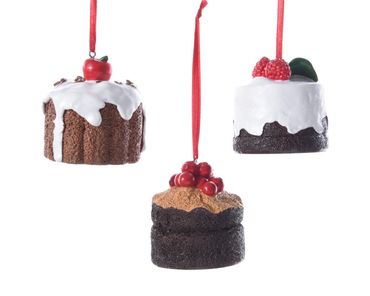 Kuchen Törtchen zum hängen Polymagnesium Himbeere Kirsche Stückpreis