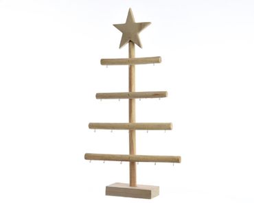 Paulownniaholz-Baum m/Haken 76x40cm.