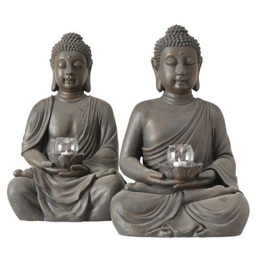 Buddha mit Windlicht H:ca.61cm. Stückpreis
