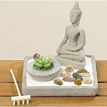 Dekoaufsteller Zen Garden, 5 tlg., Feng Shui Buddha