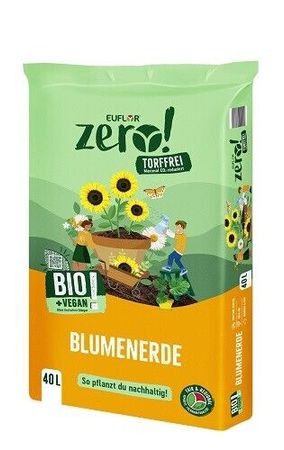Euflor Zero! Bio Blumenerde 40 Liter