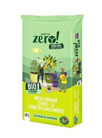 Euflor Zero! Bio Mediterrane Zitrus- und Kübelpflanzenerde 20 Liter