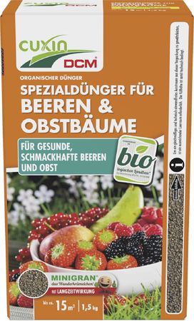 Cuxin DCM Spezialdünger Beeren 1,5 kg  organischer Dünger