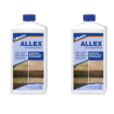 Lithofin ALLEX Grünbelagentferner - 2 x 1 Liter