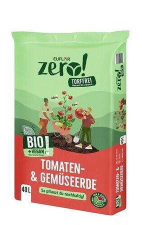 Euflor Zero! Bio Tomaten und Gemüseerde 40 Liter
