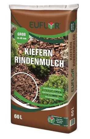 Euflor Kieferrindenmulch 60L