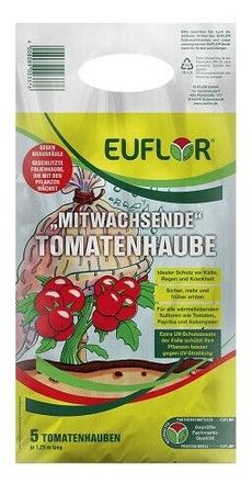 Euflor Tomatenhaube mitwachsend 5 Stück UV-stabil