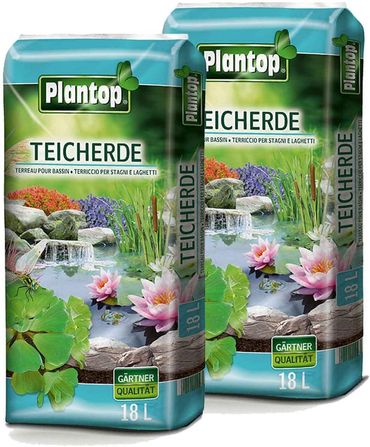 PLANTOP Teicherde 2 x 18L=36L
