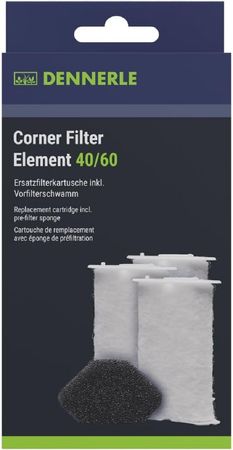 Dennerle Corner Filter Element 40/60, 3er Pack 