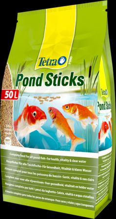 Tetra Pond Sticks Fischfutter Hauptfutter für alle Gartenteichfische 50 Liter