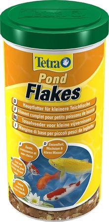 Tetra Pond Flakes Hauptfutter in Flockenform Gartenteichfische 1 Liter