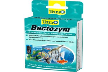 Tetra Bactozym 10 Kapseln Bioaktivität in Filter und Aquarium Wasserpflege
