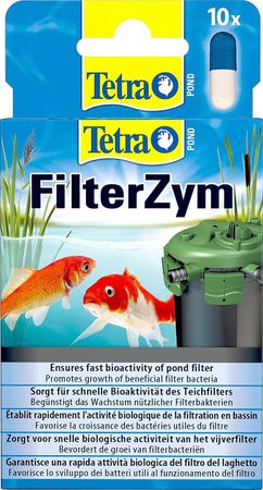 Tetra Pond Filter Zym 10 Kapseln Filterstarter für Gartenteich