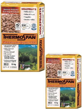Thermospan Holzpellets 6 mm 2x15kg