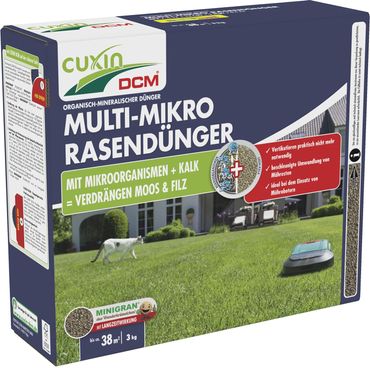 Cuxin DCM Multi  Mikro Rasendünger  3 kg Minigran