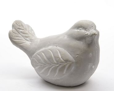 Beton Vogel Deko Tier Gartendeko Dekofigur Vintage Tierfigur H. ca. 6 cm
