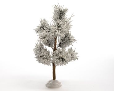 Kleines Deko-Bäumchen 24cm weiß beschneit
