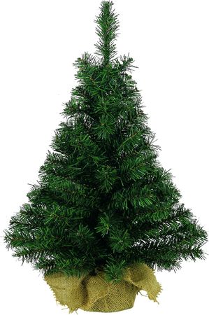 Weihnachtsbaum mini Kunststoff indoor D.46cm H.90cm grün