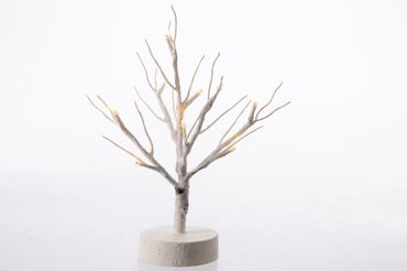 LED Baum Birke batteriebetrieben Innenbereich 28 cm