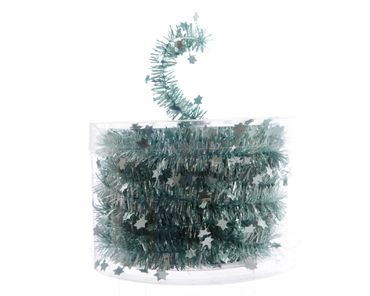 Girlande Sternengirlande Weihnachten Baumschmuck Tischdeko grün 7 m