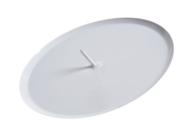 Adventskranzkerzenhalter Adventskerzenhalter Metall Ø 10 cm 4 Stück weiß