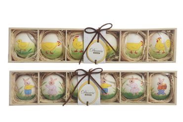 2er Set Ostereier in 2x6 Eier Packungen