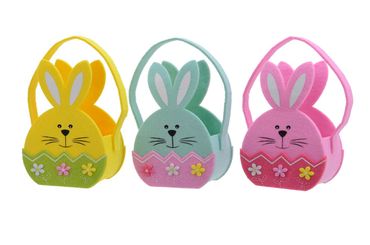 Hase Osterhase Eierkorb Polyester Osternest 3er Set