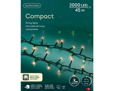LED Compact Beleuchtung Outdoor L.4500cm 2000L grün/warmes weiss