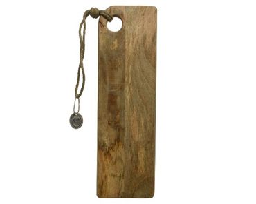 Schneidebrett Servierbrett Jausenbrett  Mangoholz natur Weite 58 cm