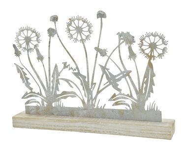 Aufsteller Dekoration Blumen Frühling Sommer Eisen Höhe 28 cm