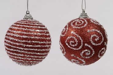 Weihnachtskugeln Foam Glitterkugeln Baumkugeln  Weihnachtsschmuck Stück