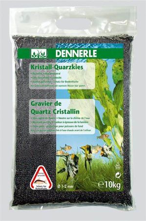 Dennerle Kristall-Quarzkies schiefergrau 10 Kg