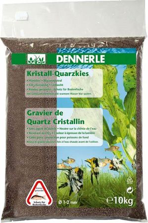 Dennerle Kristall-Quarzkies dunkelbraun 10 Kg