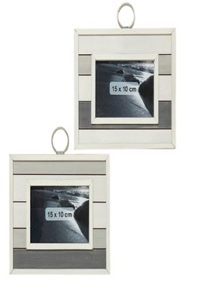 Bilderrahmen West 2sort B.24 cm Holz grau Stückpreis